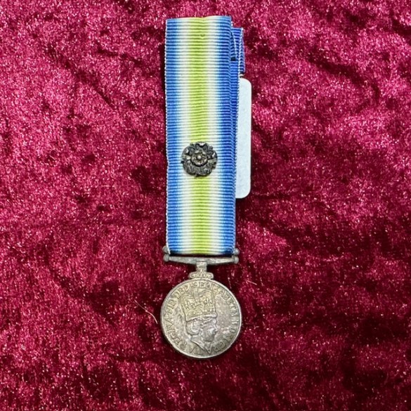 Falklands War Medal with Rosettee Miniture